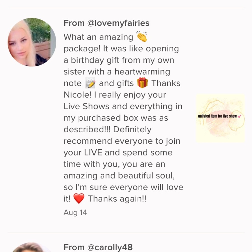 COPY - Like this to be notified when I go live! - Picture 2 of 8